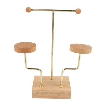Brief Solid Wood Metal Earrings Display Holder Jewelry Showcase Earring Ring Combination Frame
Brief Solid Wood Metal Earrings Display Holder Jewelry Showcase Earring Ring Combination Frame