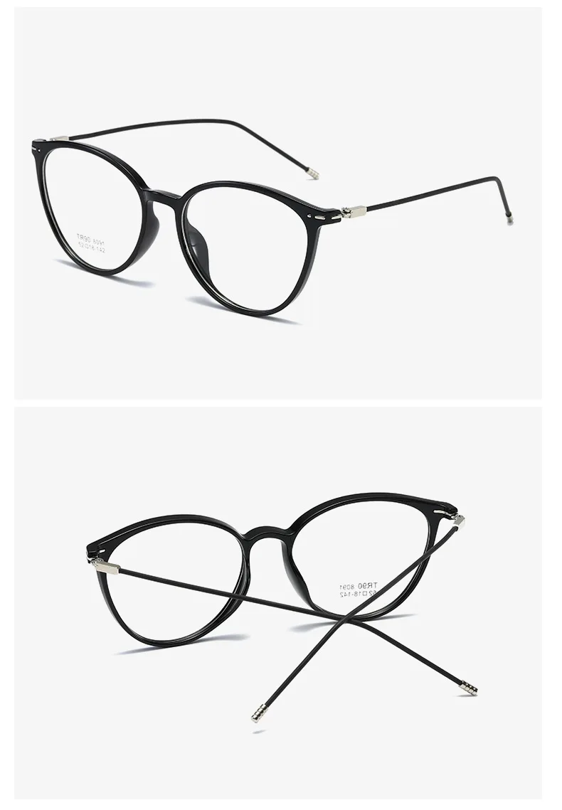 Okulary dla krótkowzroczności z wykończeniem Cat Eye Kobiety Mężczyźni Okulary krótkowzroczne Dioptria -0,5 -1,0 -2,0 -2,5 -3,0 -4,0 do -8,0 14 H8b1e37361ce548e9b51ce6f54d1e8180n
