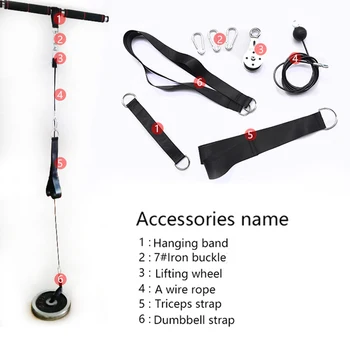 DIY Pulley Cable Machine Attachment System Arm Biceps Triceps Blaster Hand Strength Trainning Fitness Equipment for Home Gym
DIY Pulley Cable Machine Attachment System Arm Biceps Triceps Blaster Hand Strength Trainning Fitness Equipment for Home Gym