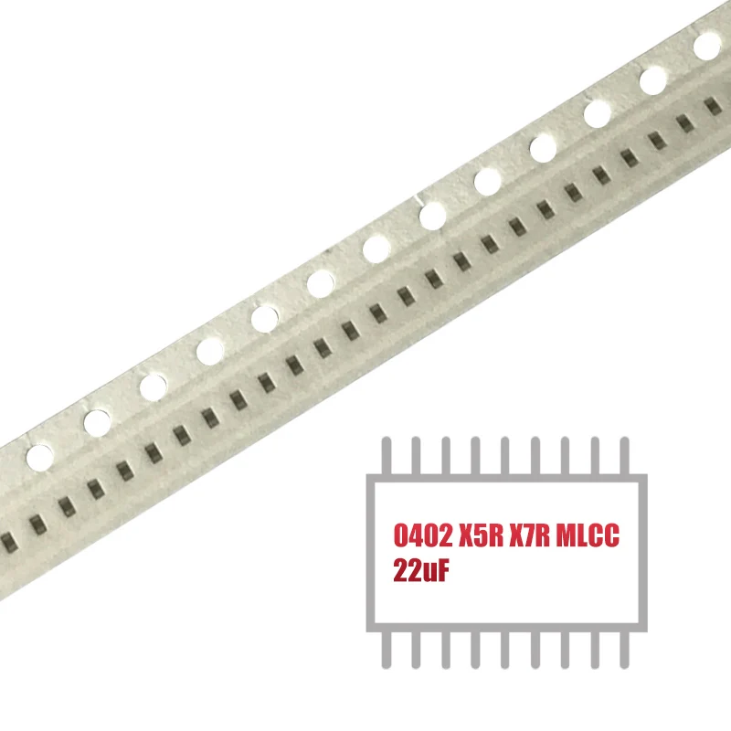 MY GROUP 100 шт. 4 в 6,3 В X5R X7R 22 мкФ 0402 SMD конденсаторный чип многослойный керамический конденсатор в наличии
MY GROUP 100 шт. 4 в 6,3 В X5R X7R 22 мкФ 0402 SMD конденсаторный чип многослойный керамический конденсатор в наличии