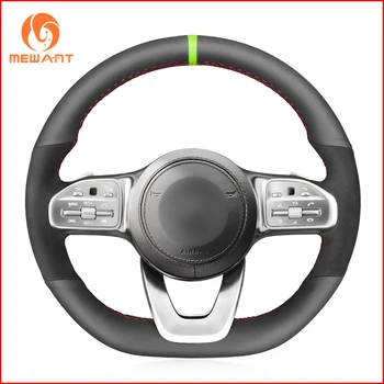 MEWANT Black Genuine Suede Steering Wheel Cover for Mercedes-Benz A-Class W177 C-Class W205 E-Class W213 S-Class W222 Parts
MEWANT Black Genuine Suede Steering Wheel Cover for Mercedes-Benz A-Class W177 C-Class W205 E-Class W213 S-Class W222 Parts