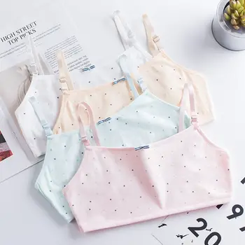 Puberty Girl Candy Color Sport Training Bra Underwear Cute Little Star Print Wireless Bralette Adjusted Straps Cotton Vest 8-16T
Puberty Girl Candy Color Sport Training Bra Underwear Cute Little Star Print Wireless Bralette Adjusted Straps Cotton Vest 8-16T
