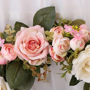 Artificial Wreaths Peony Flower Garlands Handmade Home Front Door Wedding Decors D08D
Artificial Wreaths Peony Flower Garlands Handmade Home Front Door Wedding Decors D08D