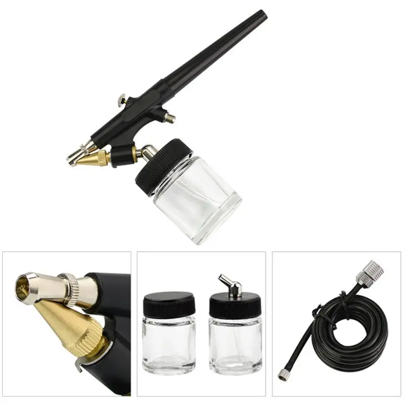 Mini Airbrush Compressor Kit Feed Single Action Paint Spray Tool for Body Makeup 831F
Mini Airbrush Compressor Kit Feed Single Action Paint Spray Tool for Body Makeup 831F