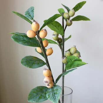 85cm Loquat Fruit Artificial Flower Fruit Branch Floral Ornament Tree Emulate Bonsai Simulation Decorative Fake Green Pot
85cm Loquat Fruit Artificial Flower Fruit Branch Floral Ornament Tree Emulate Bonsai Simulation Decorative Fake Green Pot