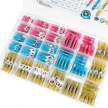 300PCS Wire Connector Heat Shrink Spade Connectors Bullet Connectors Waterproof Solder Wire Connectors Electrical Terminals
300PCS Wire Connector Heat Shrink Spade Connectors Bullet Connectors Waterproof Solder Wire Connectors Electrical Terminals