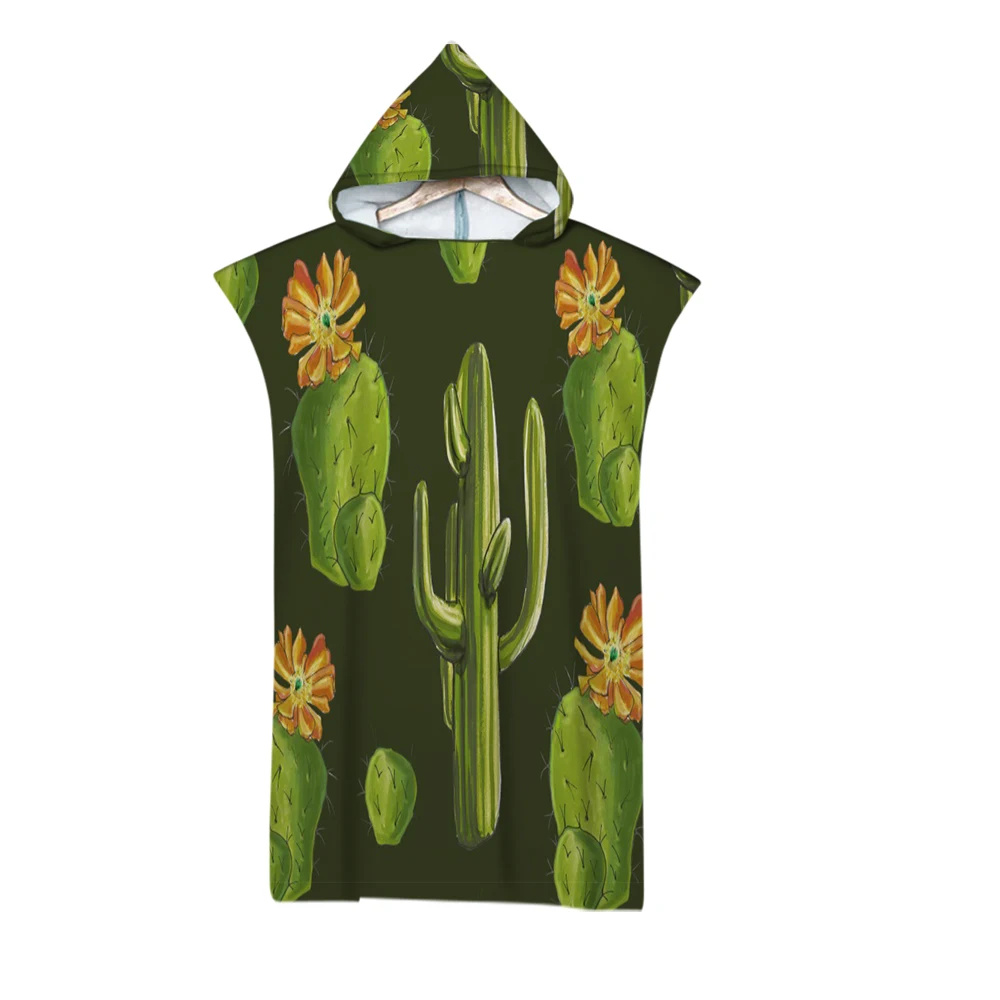Summer Holiday printed cactus Microfiber Hooded Bath Beach Towel Changing Robe Poncho Surf Towel for Swimming Beach Outdooor Bat
Summer Holiday printed cactus Microfiber Hooded Bath Beach Towel Changing Robe Poncho Surf Towel for Swimming Beach Outdooor Bat