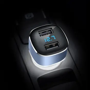 4.8A 5V LED USB Dual 2 Port Adapter Socket LED Display Smart Chip Car Charger For Iphone/For Samsung/For HTC For Phone 2020 
4.8A 5V LED USB Dual 2 Port Adapter Socket LED Display Smart Chip Car Charger For Iphone/For Samsung/For HTC For Phone 2020