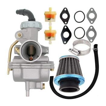 PZ20 Carburetor for 50Cc 70Cc 90Cc 110Cc 125Cc 4 Stroke Engine ATV UTVs Honda CRF50F CRF80F XR50R with Air Fuel Filter
PZ20 Carburetor for 50Cc 70Cc 90Cc 110Cc 125Cc 4 Stroke Engine ATV UTVs Honda CRF50F CRF80F XR50R with Air Fuel Filter