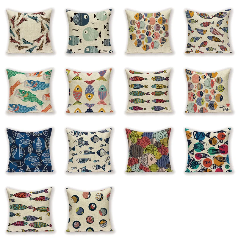 Cartoon Marine Life Cushion Cover Nordic Ocean Fish Pillow Case Sea Home Decor Sofa Cushions Covers Linen Bed Throw Pillow Cases
Cartoon Marine Life Cushion Cover Nordic Ocean Fish Pillow Case Sea Home Decor Sofa Cushions Covers Linen Bed Throw Pillow Cases