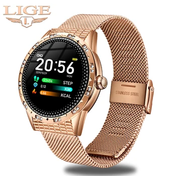 LIGE 2020 New Smart Watch Women Waterproof Smart Watch Blood Pressure Heart Rate Monitor Relogio Smartwatch For Android iOS
LIGE 2020 New Smart Watch Women Waterproof Smart Watch Blood Pressure Heart Rate Monitor Relogio Smartwatch For Android iOS