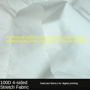 Customization Digital Printing Fabric Textiles Apparel Pattern Design DIY Drawing 100D Plain Side-Stretching Fabric
Customization Digital Printing Fabric Textiles Apparel Pattern Design DIY Drawing 100D Plain Side-Stretching Fabric
