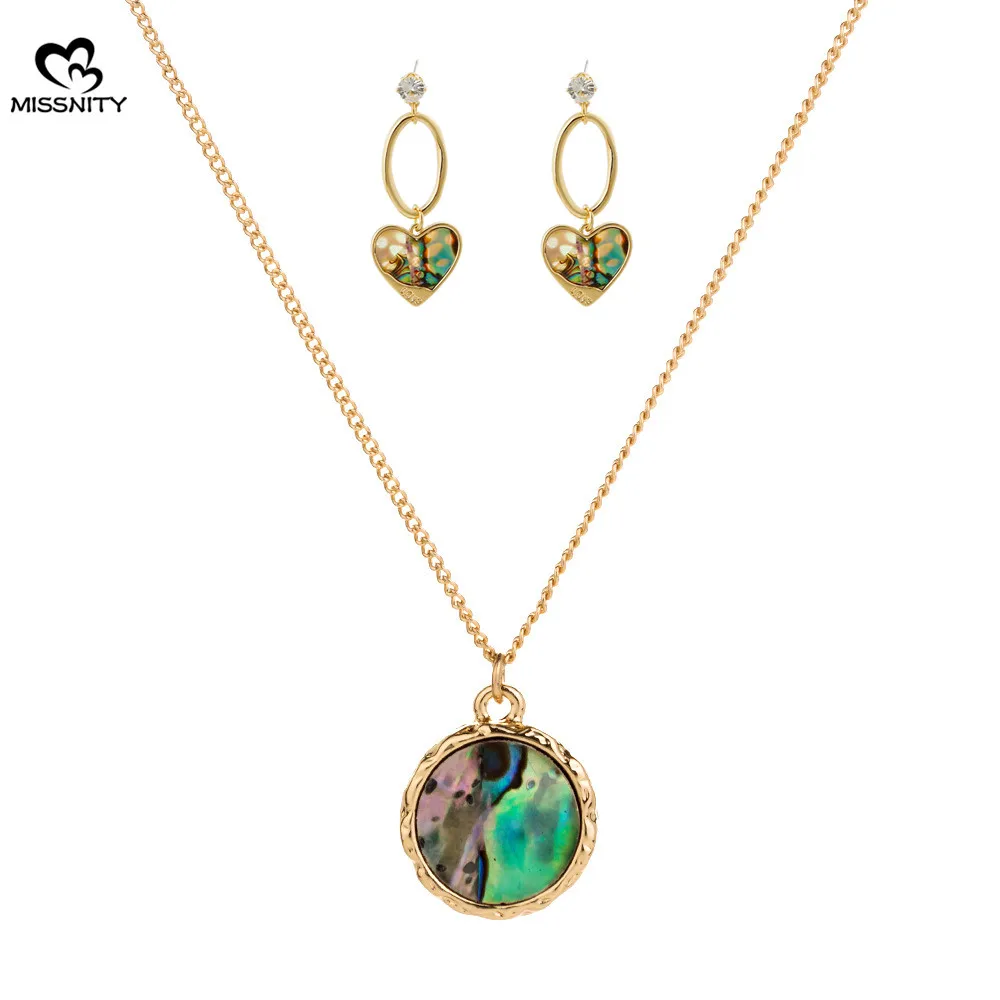 Bohemian Style Gold Necklace Earring set For Women Fashion Natural Abalone Shell Pendant Necklace 2020 New Jewelry Gift
Bohemian Style Gold Necklace Earring set For Women Fashion Natural Abalone Shell Pendant Necklace 2020 New Jewelry Gift