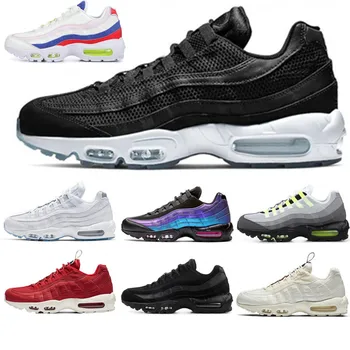

Hot sale 95 Running shoes for men THROWBACK FUTURE triple black white OG Neon red Grape mens sports sneakers trainers size 40-45