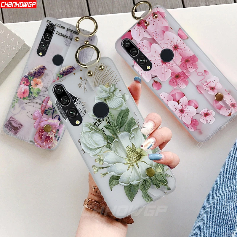 Чехол-подставка для Huawei Honor 9X 9C 20 Lite 30 Pro Plus 20S 30S 10i X10 Max с ремешком на запястье из ТПУ