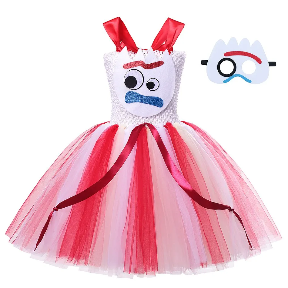 VOGUEON Toy Story 4 Forky Tutu Dress with Mask Girls Forky Princess Layered Pageant Party Gown Halloween Cosplay Costume 2-12T
VOGUEON Toy Story 4 Forky Tutu Dress with Mask Girls Forky Princess Layered Pageant Party Gown Halloween Cosplay Costume 2-12T