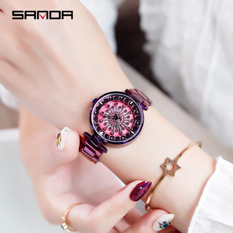 New Ladies Watch Full of Stars 360-degree Rotating Watch Han Feng Diamonds Come To Operate The Steel Belt Female Womens Watch
New Ladies Watch Full of Stars 360-degree Rotating Watch Han Feng Diamonds Come To Operate The Steel Belt Female Womens Watch