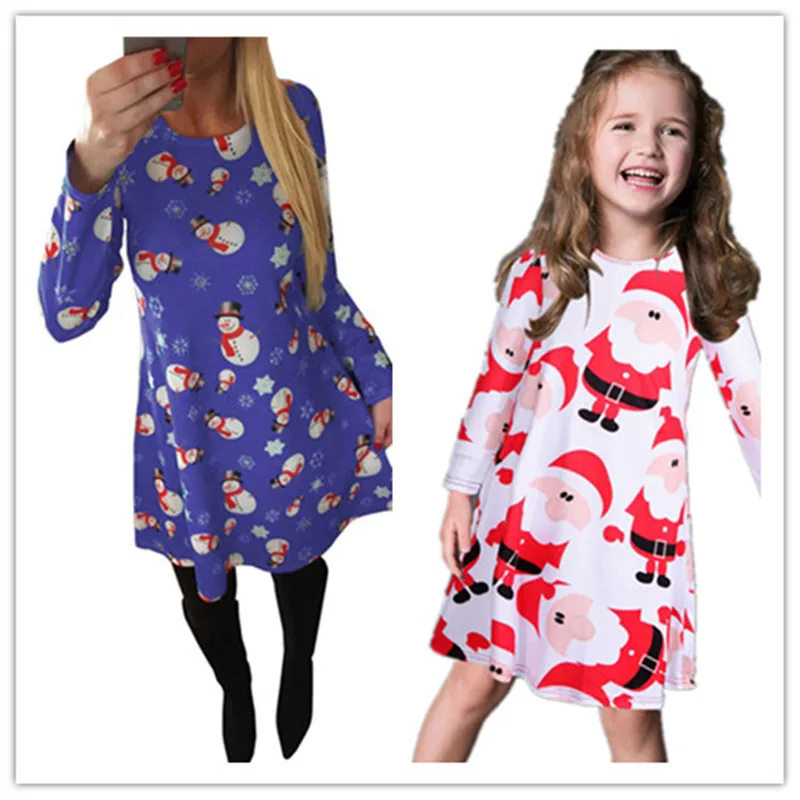 Christmas Family Party Dress Spring Autumn Long Sleeve Cartoon Print Christmas Parent-child Dress Casual A-line Dresses Vestidos
Christmas Family Party Dress Spring Autumn Long Sleeve Cartoon Print Christmas Parent-child Dress Casual A-line Dresses Vestidos