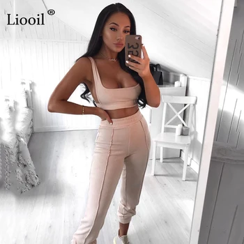 Liooil White Knit Two Piece Set Top And Pants Women Sleeveless Backless Crop Top Pencil Pants Sexy Clubwear Party Club Outfits 
Liooil White Knit Two Piece Set Top And Pants Women Sleeveless Backless Crop Top Pencil Pants Sexy Clubwear Party Club Outfits
