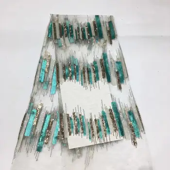 (5yards/lot) Fresh design African French net lace fabric with elegant sequins embroidery for wedding party JYF242 
(5yards/lot) Fresh design African French net lace fabric with elegant sequins embroidery for wedding party JYF242