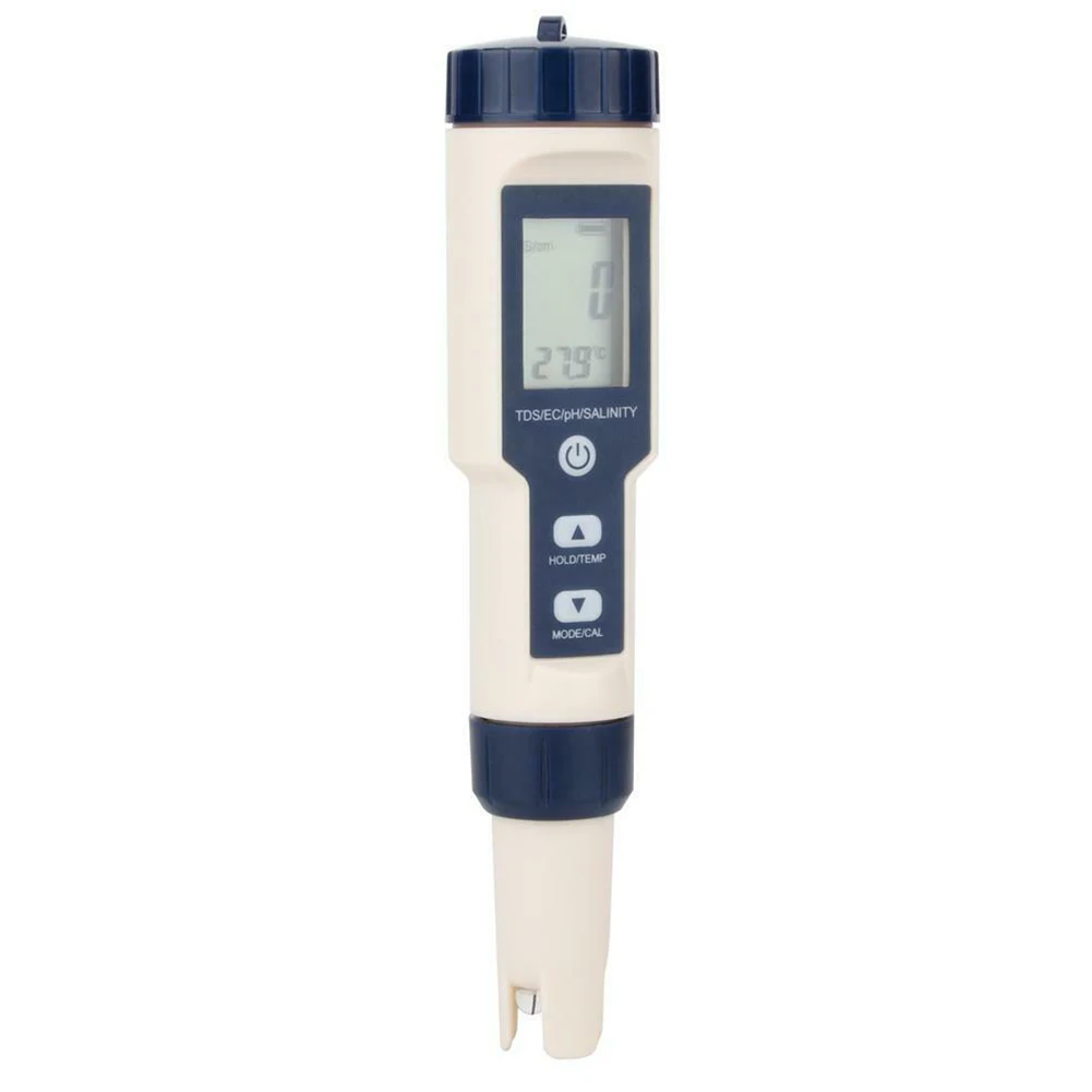 EC Monitor Temperature Measuring 5 In 1 TDS Water Quality Tester Waterproof Multifunctional Leveling Digital PH Meter Aquarium
EC Monitor Temperature Measuring 5 In 1 TDS Water Quality Tester Waterproof Multifunctional Leveling Digital PH Meter Aquarium