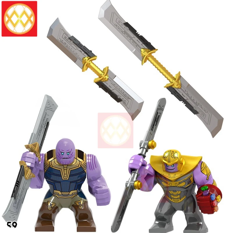 2 Size Thanos's Double-Edged Sword For Small Big Models Building Blocks Marvel Avengers Endgame Blocks Accessories Toys For Kids
2 Size Thanos's Double-Edged Sword For Small Big Models Building Blocks Marvel Avengers Endgame Blocks Accessories Toys For Kids