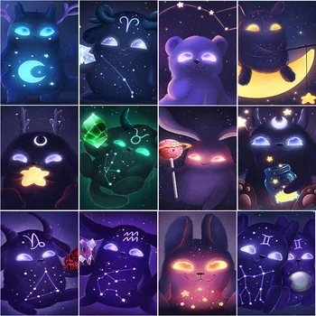 Full square kit set 5D diamond painting haft diamentowy Cuadros Cross stitch colour Mosaic animal Twelve constellations moon art
Full square kit set 5D diamond painting haft diamentowy Cuadros Cross stitch colour Mosaic animal Twelve constellations moon art