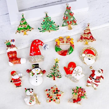 Christmas Cartoon Brooch Christmas Decorations For Home Navidad Decor New Year Xmas Decor Santa Claus Snowman Christmas Tree 
Christmas Cartoon Brooch Christmas Decorations For Home Navidad Decor New Year Xmas Decor Santa Claus Snowman Christmas Tree