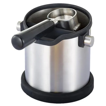 Coffee Knock Box Stainless Steel Bin Barrel Bucket Barista Espresso Knock Grind Knock Box Detachable Knock Bar Anti Slip 1800ml
Coffee Knock Box Stainless Steel Bin Barrel Bucket Barista Espresso Knock Grind Knock Box Detachable Knock Bar Anti Slip 1800ml