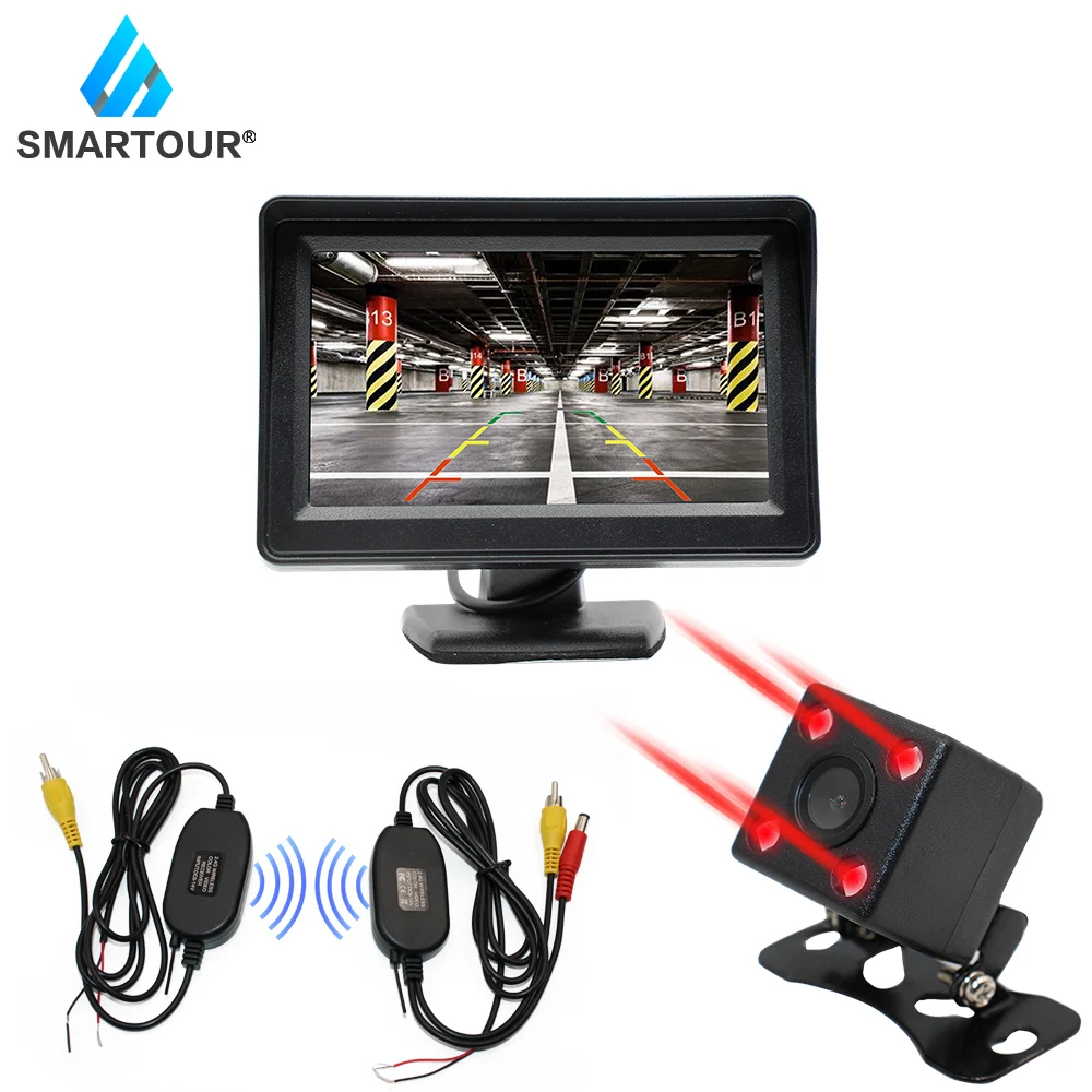Smartour HD Car Rear View Camera Reversing Parking System Kit 4.3 inch Rearview Monitor Waterproof Night Vision Backup Camera
Smartour HD Car Rear View Camera Reversing Parking System Kit 4.3 inch Rearview Monitor Waterproof Night Vision Backup Camera
