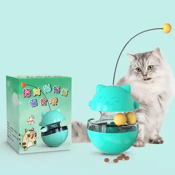 Funny Pet Training Tool Cat Leaking Food Dispenser Leaky Ball Puzzle Toy Kitten Interactive Educational Tumbler Toy Play IQ Ball
Funny Pet Training Tool Cat Leaking Food Dispenser Leaky Ball Puzzle Toy Kitten Interactive Educational Tumbler Toy Play IQ Ball