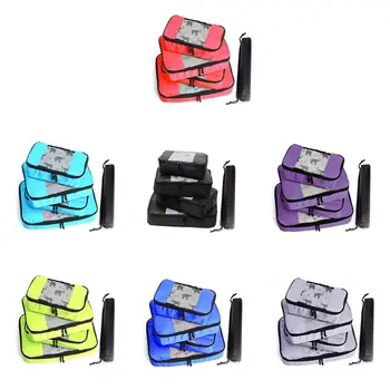 THINKTHENDO 4pcs Travel Storage Bags Travel Luggage Packing Organizers with Laundry Bag
THINKTHENDO 4pcs Travel Storage Bags Travel Luggage Packing Organizers with Laundry Bag