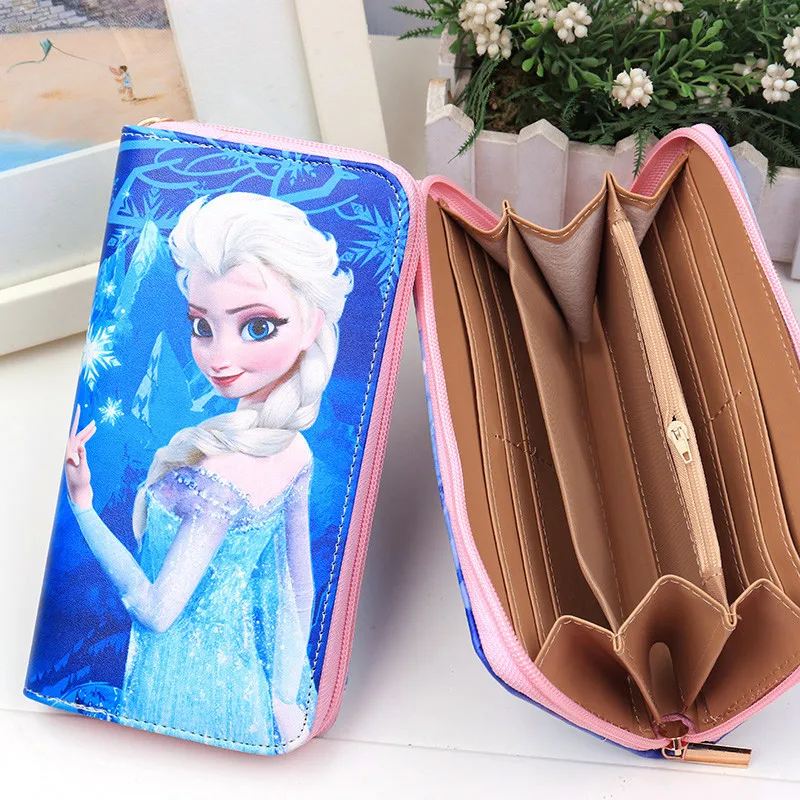 Disney minnie sophia плюшевый Кошелек для монет из искусственной кожи Длинный кошелек