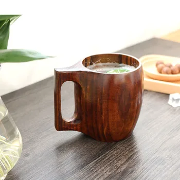 Autumn Woodiness Bring Handle Concise Beer Cup Heat Insulation Thick And Solid Durable Smooth Manual Lacquer Wine Cup
Autumn Woodiness Bring Handle Concise Beer Cup Heat Insulation Thick And Solid Durable Smooth Manual Lacquer Wine Cup