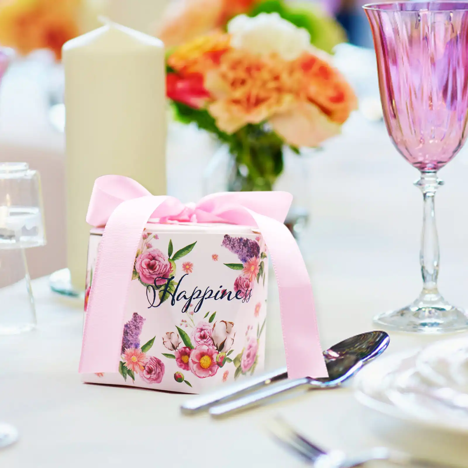 candy boxes with ribbon baby shower wedding party favor supplies