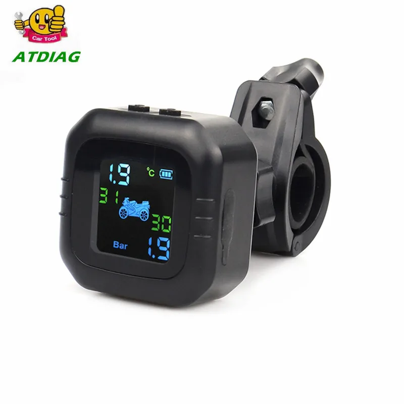 Motor TPMS Motorcycle Tire Pressure Monitoring System with 2 External Sensor Real-time Voice Alarm Tyre Security USB Charging 
Motor TPMS Motorcycle Tire Pressure Monitoring System with 2 External Sensor Real-time Voice Alarm Tyre Security USB Charging