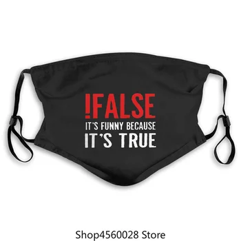 Maschera per uomo False It's True Programmatore Geek Developer Maschere in cotone 100% Programmazione Web Coder Coding Maschera
Maschera per uomo False It's True Programmatore Geek Developer Maschere in cotone 100% Programmazione Web Coder Coding Maschera