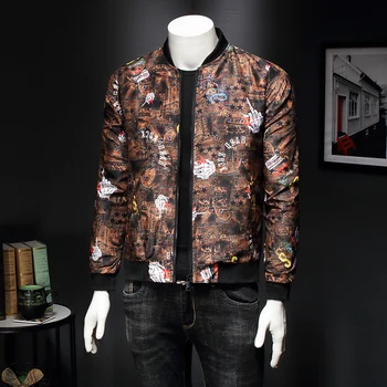 Vintage Bomber Jacket 2020 Brand Mens Bomber Jacket Baseball Jacket Styles Printing Fashion Casual Jacket Coat Overcoat For Male
Vintage Bomber Jacket 2020 Brand Mens Bomber Jacket Baseball Jacket Styles Printing Fashion Casual Jacket Coat Overcoat For Male