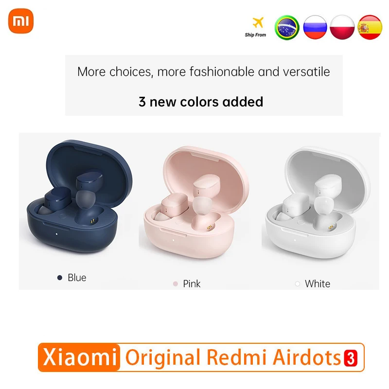 Беспроводные наушники Xiaomi Redmi AirDots 3 гарнитура TWS с сабвуфером Bluetooth 5 2 CD-уровень