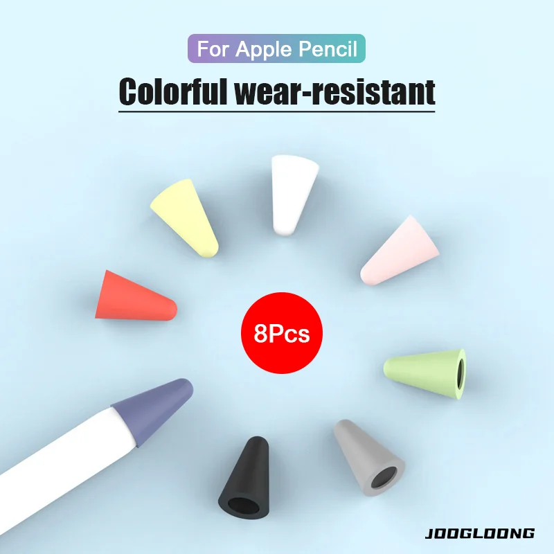 8pcs Silicone Replacement Tip Case Nib Protective Cover Skin for Apple Pencil 1st 2nd Touchscreen Stylus Pen Case
8pcs Silicone Replacement Tip Case Nib Protective Cover Skin for Apple Pencil 1st 2nd Touchscreen Stylus Pen Case
