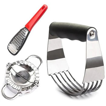 Pastry Cutter Set Professional - Dough Blender and Biscuit Cutters - Perfect As A Pie Crust Cutters Or Butter Slicer 
Pastry Cutter Set Professional - Dough Blender and Biscuit Cutters - Perfect As A Pie Crust Cutters Or Butter Slicer