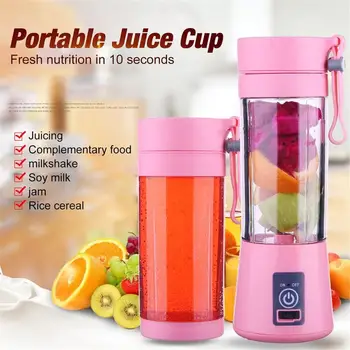 Hot 380ml 4 Blades Mini Portable Electric Fruit Juicer USB Rechargeable Smoothie Maker Blender Machine Sports Bottle Juicing Cup
Hot 380ml 4 Blades Mini Portable Electric Fruit Juicer USB Rechargeable Smoothie Maker Blender Machine Sports Bottle Juicing Cup