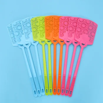 10Pcs Plastic Flyswatter Long Plastic Swatter Double-side Fly Flapper (Random Color)
10Pcs Plastic Flyswatter Long Plastic Swatter Double-side Fly Flapper (Random Color)
