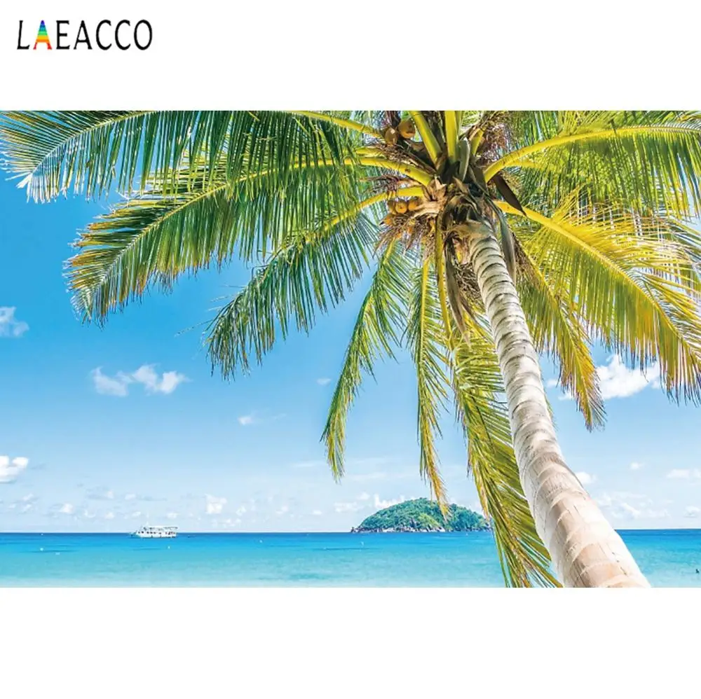 Laeacco Summer Holiday Seaside PalmTree Scenery Home Decor Backdrop Vinyl Photophone Photography Background For Photo Studio
Laeacco Summer Holiday Seaside PalmTree Scenery Home Decor Backdrop Vinyl Photophone Photography Background For Photo Studio