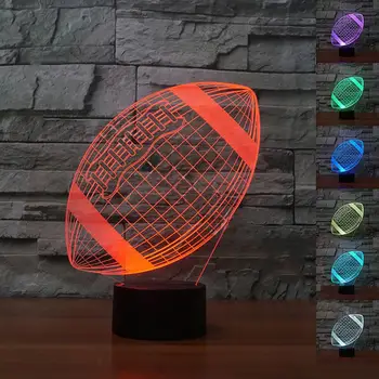 Acrylic 3D LED Night Light 7 Color Changing Soccer Ball Football Visual Table Lamp Touch Switch Bedside Lighting Home Decor
Acrylic 3D LED Night Light 7 Color Changing Soccer Ball Football Visual Table Lamp Touch Switch Bedside Lighting Home Decor