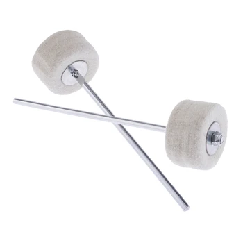 2 Pieces Drum Workshop Large Felt Bass Drum Beater Mallet, White
2 Pieces Drum Workshop Large Felt Bass Drum Beater Mallet, White