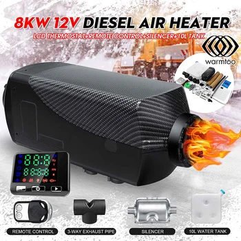 8000W Car Heater 12V 8KW Air Diesel Heater Parking Heater With LCD Monitor Remote Control for RV Motorhome Trailer Trucks Boats
8000W Car Heater 12V 8KW Air Diesel Heater Parking Heater With LCD Monitor Remote Control for RV Motorhome Trailer Trucks Boats