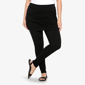 High Waist Leggings Running Pants Women Wrap Hip Side Pleated Skirt Fake Two Pieces Sexy Skirted Leggings Plus Size Pants D30
High Waist Leggings Running Pants Women Wrap Hip Side Pleated Skirt Fake Two Pieces Sexy Skirted Leggings Plus Size Pants D30