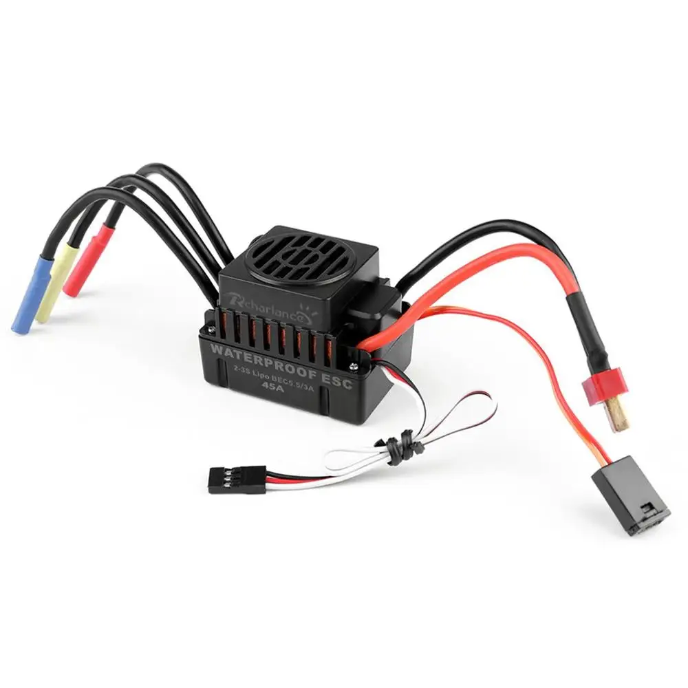 For Rcharlance Waterproof Low Voltage Cut-off Protection 45/60/80/120A Brushless ESC Electric Speed Controller RC Part Accessory
For Rcharlance Waterproof Low Voltage Cut-off Protection 45/60/80/120A Brushless ESC Electric Speed Controller RC Part Accessory