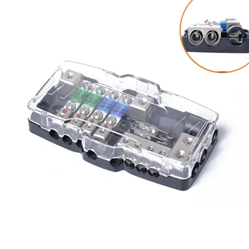 Multi-functional LED Car Audio Stereo Mini ANL Fuse Box With 4 Way Fuse block 30A 60A 80Amp and Battery Distribution 0/4ga
Multi-functional LED Car Audio Stereo Mini ANL Fuse Box With 4 Way Fuse block 30A 60A 80Amp and Battery Distribution 0/4ga